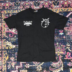 The Hundreds Drawling Lines Mens Graphic T-Shirt Size‎ Medium Black